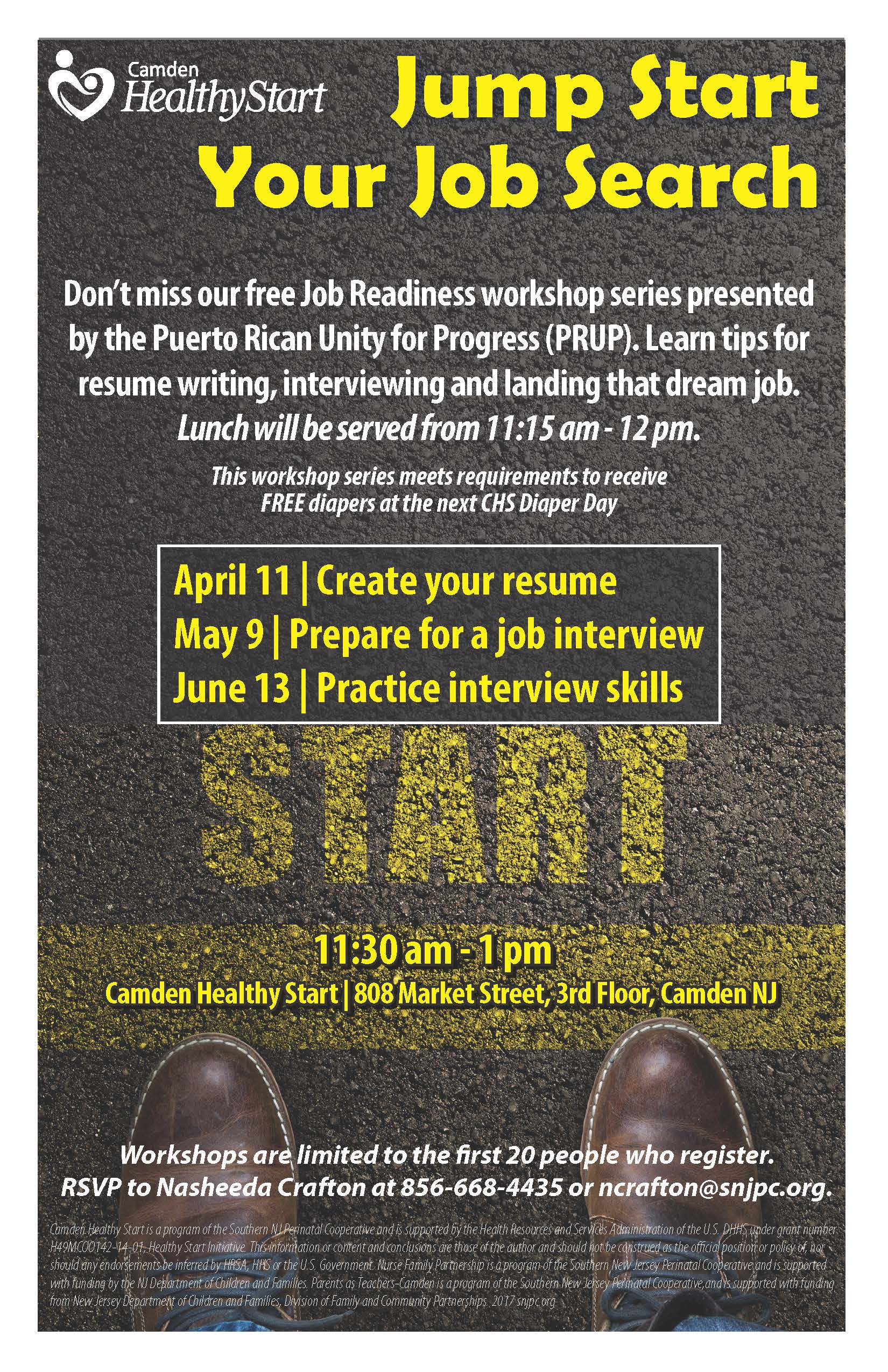 Job Readiness | Camden Healthy Start