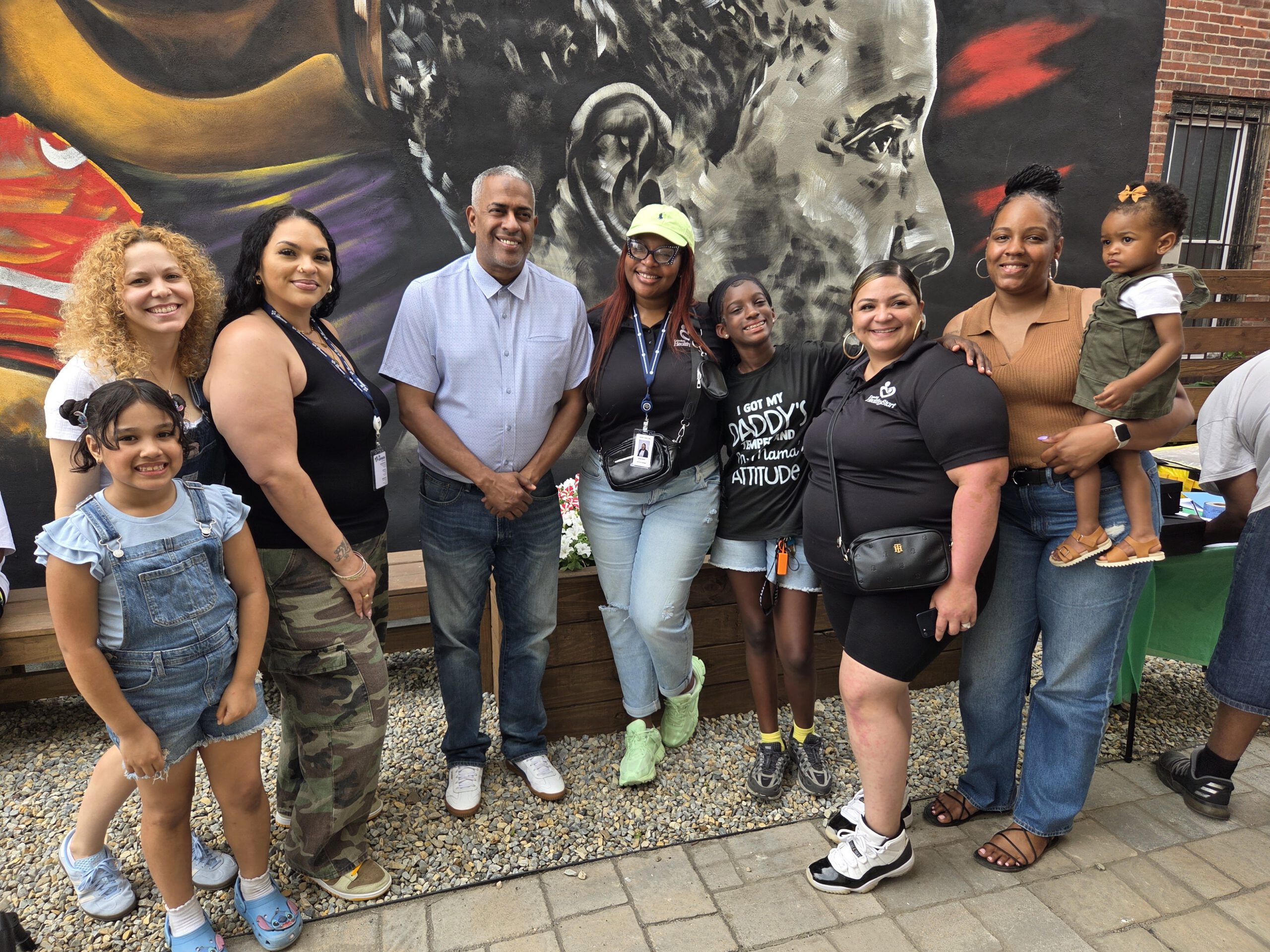 Members of the Camden Healthy Start community together